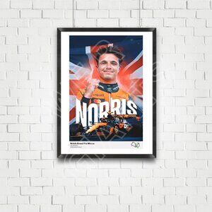 Lando Norris Brand Grand Prix Winner 11x17 Art Print